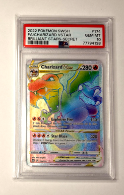 Charizard VSTAR 174 Pokemon Brilliant Stars 2022 PSA 10 - Image 1