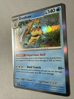 Pokemon TCG * SV Stellar Crown * 44/142 Drednaw Holo Rare * FRESH PK - Image 2