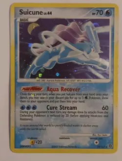 Suicune 19/132 Secret Wonders Holo Rare Pokemon TCG 2007 - Image 1