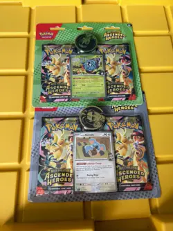 2x Pokemon TCG Ascended Heroes Double Blister Pack Bundle BRAND NEW SEALED - Image 1