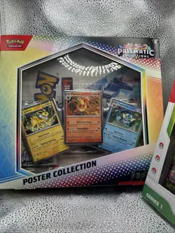 Pokemon First Partner Collection Box & Prismatic Poster Collection. Sealed! - Image 2