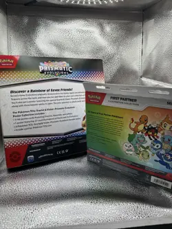 Pokemon First Partner Collection Box & Prismatic Poster Collection. Sealed! - Image 4