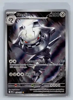 Steelix 150/132 Illustration Rare Mega Evolution Pokemon Near Mint - Image 1