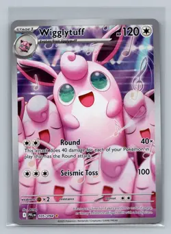 Wigglytuff 105/094 Illustration Rare Phantasmal Flames Pokemon Holo Near Mint - Image 1