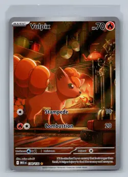 Vulpix 138/132 Illustration Rare Mega Evolution Pokemon Near Mint - Image 1