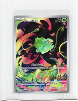 Bulbasaur 133/132 Holo Illustration Rare Mega Evolution Pokemon Holo Near Mint - Image 1