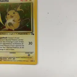 Pokemon Raichu Fossil Holo Rare Wizards 14/62 Unlimited English 1999 90 HP - Image 4