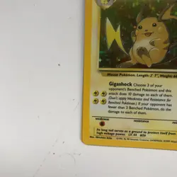 Pokemon Raichu Fossil Holo Rare Wizards 14/62 Unlimited English 1999 90 HP - Image 5