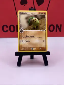 Chikorita 44/101 Dragon Frontiers Pokemon TCG Regular Common 2006 NM - Image 2