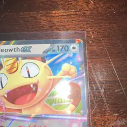 Pokemon TCG POR Meowth EX 062/088 Double Rare Holo 170 HP 2026 Basic - Image 3