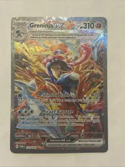 Pokemon SV06 Twilight Masquerade Greninja ex 214/167 Special Art Rare Holo - Image 1