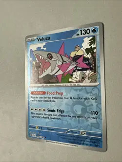 Pokemon TCG * SV Stellar Crown * 45/142 Veluza * REVERSE HOLO UNCOMMON FRESH PK - Image 2
