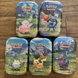 Pokemon Ascended Heroes Mini Tin Lot - Full Set of 5 - New & Factory Sealed - Image 1