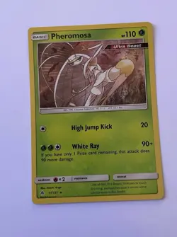 Pokemon TCG Pheromosa Holo Rare Ultra Beast 11/131 110 HP 2018 - Image 1