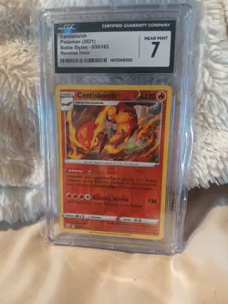 2021 Pokemon Centiskorch Rev Holo #030/163 Rare Battle Styles CGC Graded 7 - Image 1