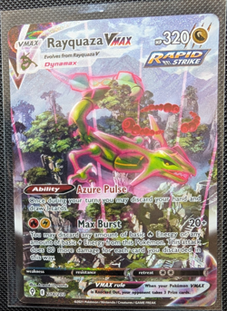 Rayquaza VMAX 218/203 Evolving Skies Alternate Art Secret Rare Holo - Image 1