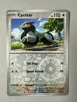 Pokemon TCG * SV Stellar Crown * 127/142 Cyclizar * REVERSE HOLO C * FRESH PK - Image 1