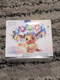 Pokemon TCG Prismatic Evolutions ETB Factory Sealed - Image 1