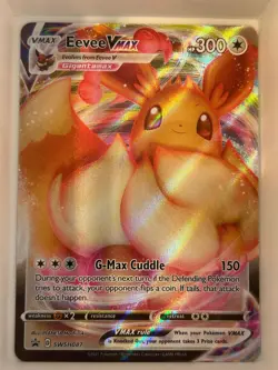 Eevee VMAX SWSH087 Holo Promo Sword & Shield Promo Pokemon NM - Image 1