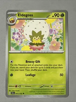 Pokemon TCG * SV Stellar Crown * 11/142 Eldegoss Uncommon * FRESH PK - Image 1