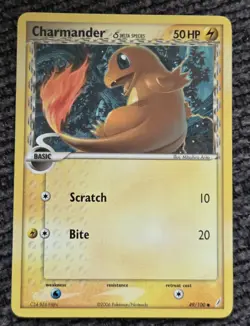 2006 EX Series Crystal Guardians Set CHARMANDER δ Mitsuhiro Arita Pokemon #49 - Image 1