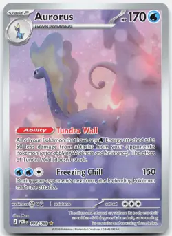 Pokemon TCG Aurorus ME03: Perfect Order Illustration Rare 092/088 Holo - Image 1