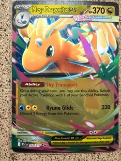 MEGA DRAGONITE EX 152/217 DOUBLE RARE ME: ASCENDED HEROES POKEMON NM/M - Image 1