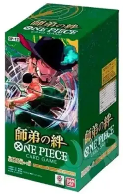 ONE PIECE Card Game OP-12 Booster Box Japanese Bonds of Master & Disciple Sealed - Image 1
