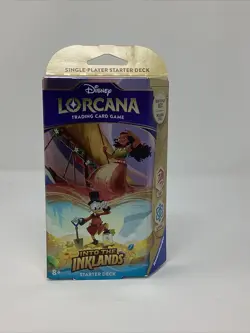 Disney Lorcana Into the Inklands Starter Deck Ruby & Sapphire Release Date 2/23 - Image 1