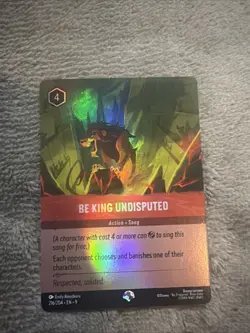 Disney Lorcana: Fabled - Be King Undisputed #216/204 Epic Foil - Image 2