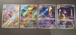 Pokemon Japanese Holo AR Card Lot - Medicham, Rotom, Sableye, Morpeko - 4 Cards - Image 1