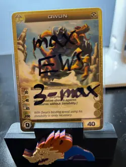 CHAOTIC QWUN MAX ENERGY WISDOM SPEED (3-MAX STATS) CARD - Image 1
