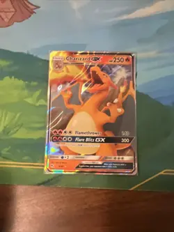 Pokemon TCG Charizard GX Hidden Fates Holo Ultra Rare Card 9/68 NM Condition - Image 1