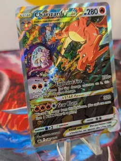 Charizard VSTAR SWSH262 SWSH: Sword & Shield Promo Cards Holo Off Center - Image 2