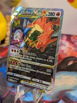 Charizard VSTAR SWSH262 SWSH: Sword & Shield Promo Cards Holo Off Center - Image 3