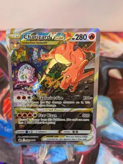 Charizard VSTAR SWSH262 SWSH: Sword & Shield Promo Cards Holo Off Center - Image 4