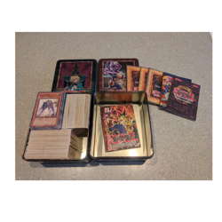 Yu-Gi-Oh! TCG Mixed Lot w/ 2 Tins, Cards, Rulebooks, and Playmats, Vintage - Image 1
