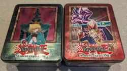 Yu-Gi-Oh! TCG Mixed Lot w/ 2 Tins, Cards, Rulebooks, and Playmats, Vintage - Image 2