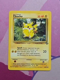 Pikachu 60/64 Non Holo Jungle - Pokemon Card - NM - Image 1