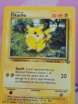 Pikachu 60/64 Non Holo Jungle - Pokemon Card - NM - Image 2