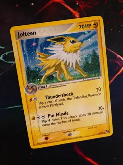 LP/MP Pokemon (Holo) JOLTEON Card POP SERIES-3 Set#3/17 Cosmos Foil Promo 2006#1 - Image 1