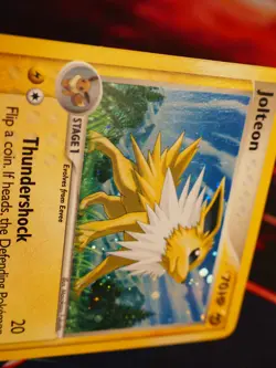 LP/MP Pokemon (Holo) JOLTEON Card POP SERIES-3 Set#3/17 Cosmos Foil Promo 2006#1 - Image 2