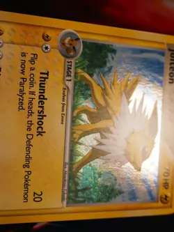 LP/MP Pokemon (Holo) JOLTEON Card POP SERIES-3 Set#3/17 Cosmos Foil Promo 2006#1 - Image 3