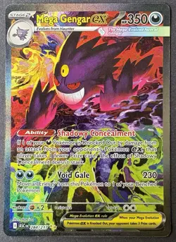 Mega Gengar ex 284/217 Ascended Heroes Pokemon Card Near Mint - Image 1