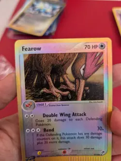 Pokemon Card Fearow 37/100 Reverse Holo EX Sandstorm 2003 Excellent Condition - Image 3