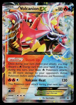 Pokemon Card - Volcanion EX XY Promo XY173 Holo Promo - Image 1