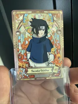 Sasuke Uchiha NRSA01-SP-002L5 Naruto Kayou Heavens Scroll English Card NM - Image 1