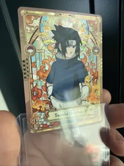 Sasuke Uchiha NRSA01-SP-002L5 Naruto Kayou Heavens Scroll English Card NM - Image 2