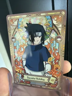 Sasuke Uchiha NRSA01-SP-002L5 Naruto Kayou Heavens Scroll English Card NM - Image 4
