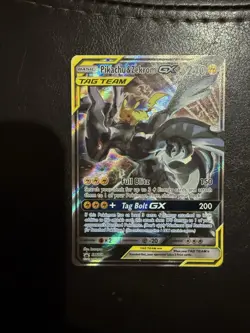 Pikachu & Zekrom GX Tag Team SM168 Promo Card NM Condition - Image 1